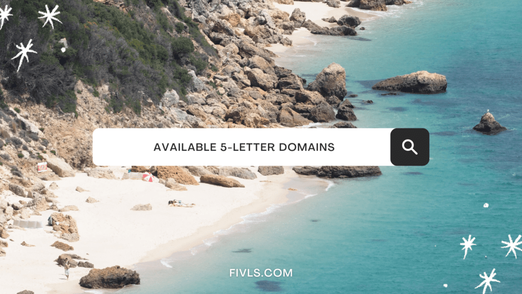 5 letter domains available